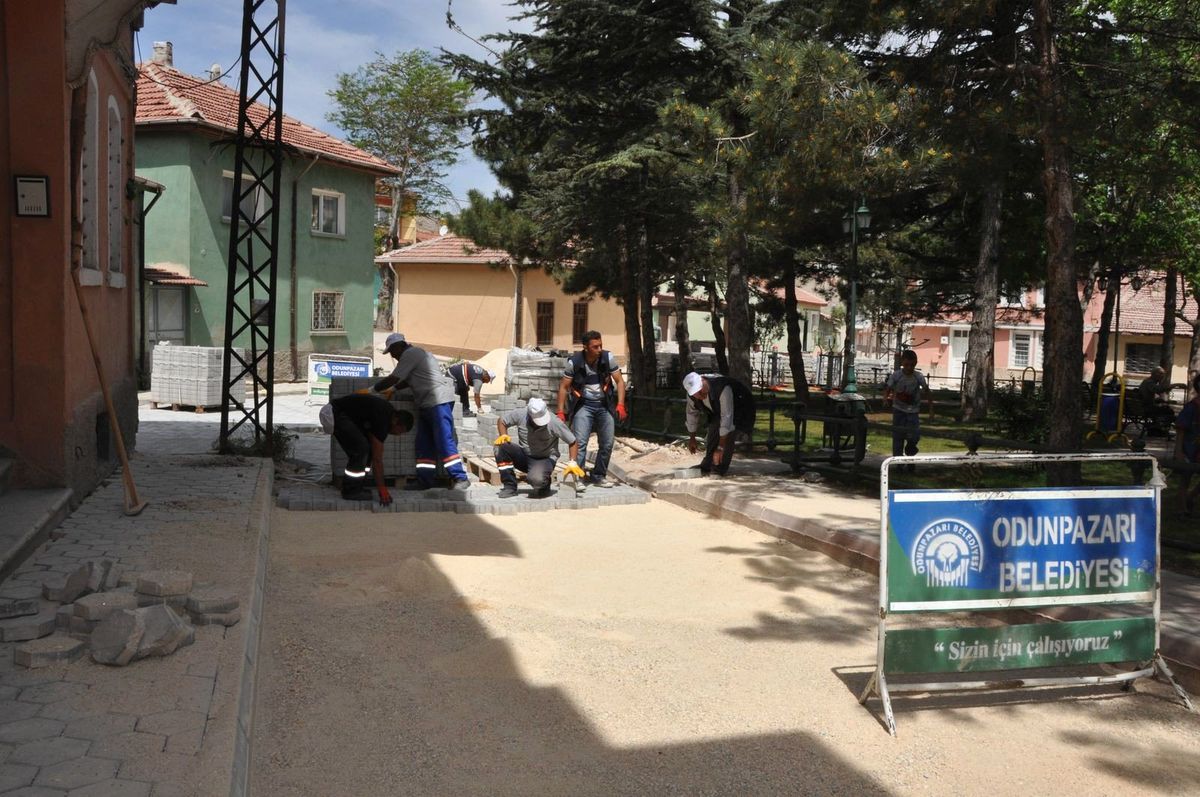 Odunpazarı Belediyesi\'nin Üst Yapı Çalışmaları