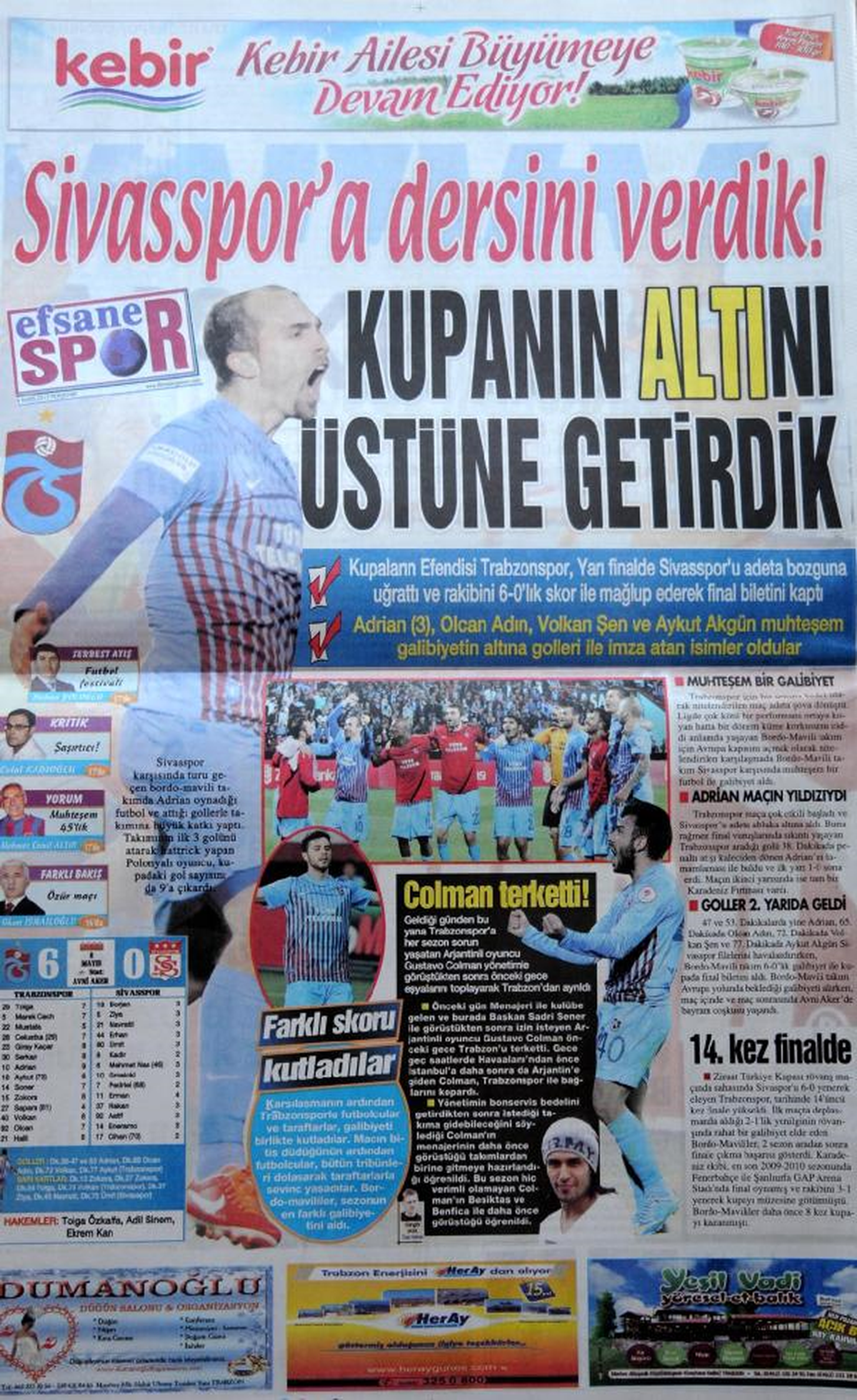 Trabzonspor\'u Hayata Döndüren Final
