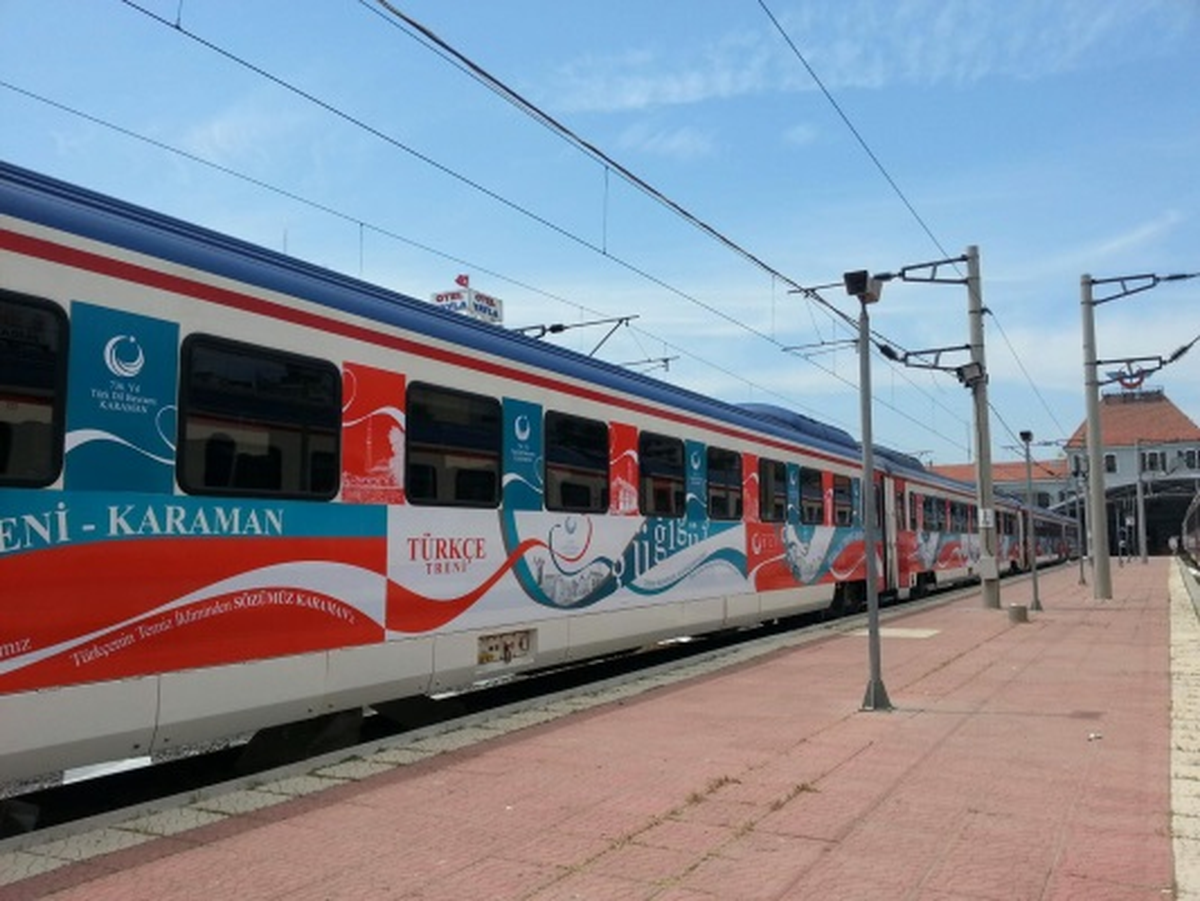 Türkçe Treni İzmir'den Kalkışa Hazır