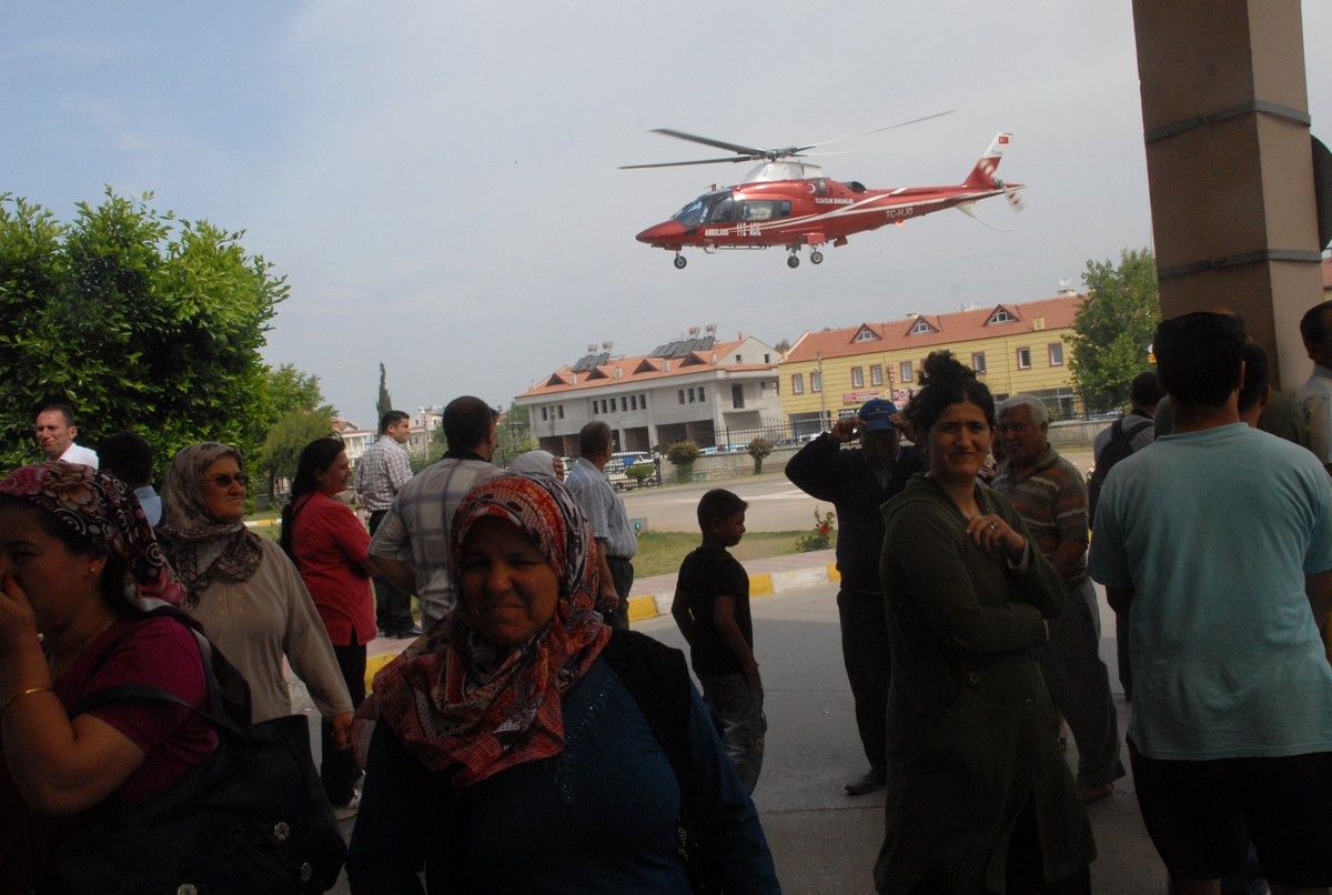 Helikopter Kazım Mert Bebek İçin Havalandı