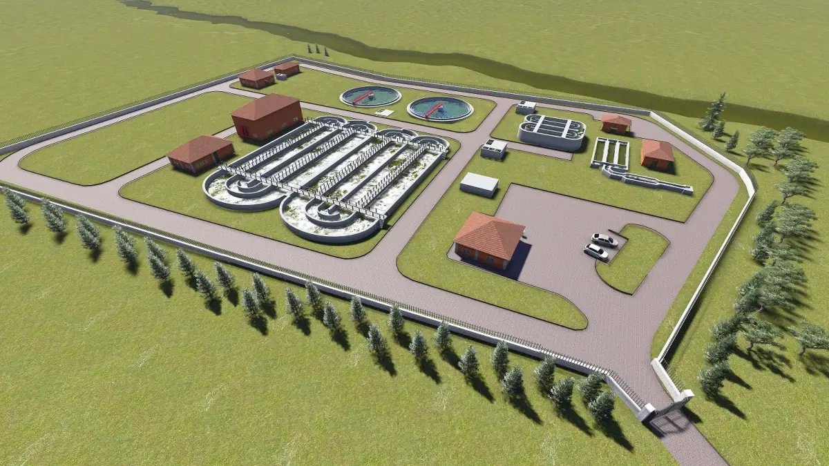 Biga\'da Atık Su Arıtma Tesisinin Temeli Atıldı