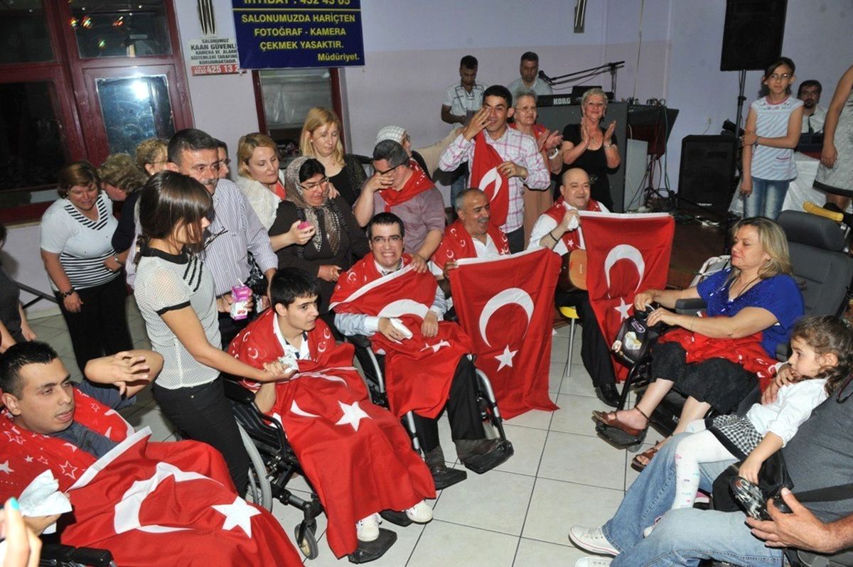 Bucalı Engelliler Askere Uğurlandı