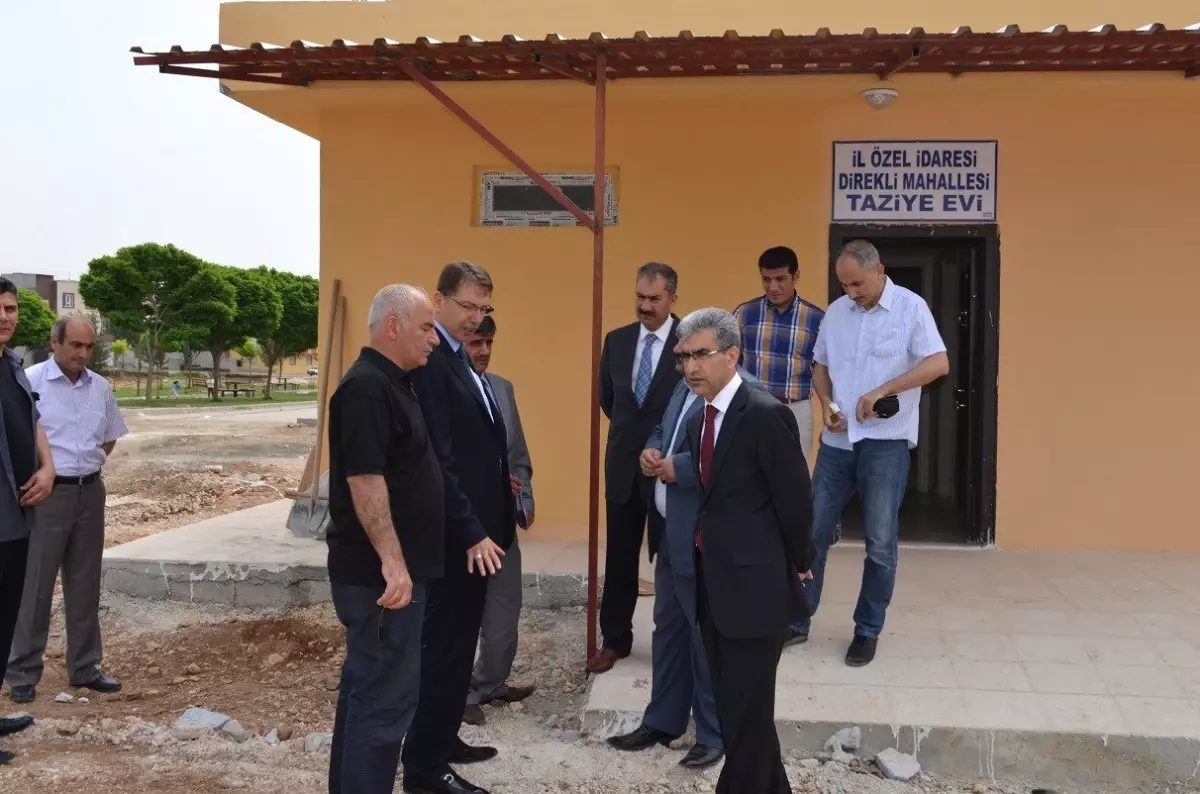 Büyükhatipoğlu Taziye Evi İnşaatını Denetledi