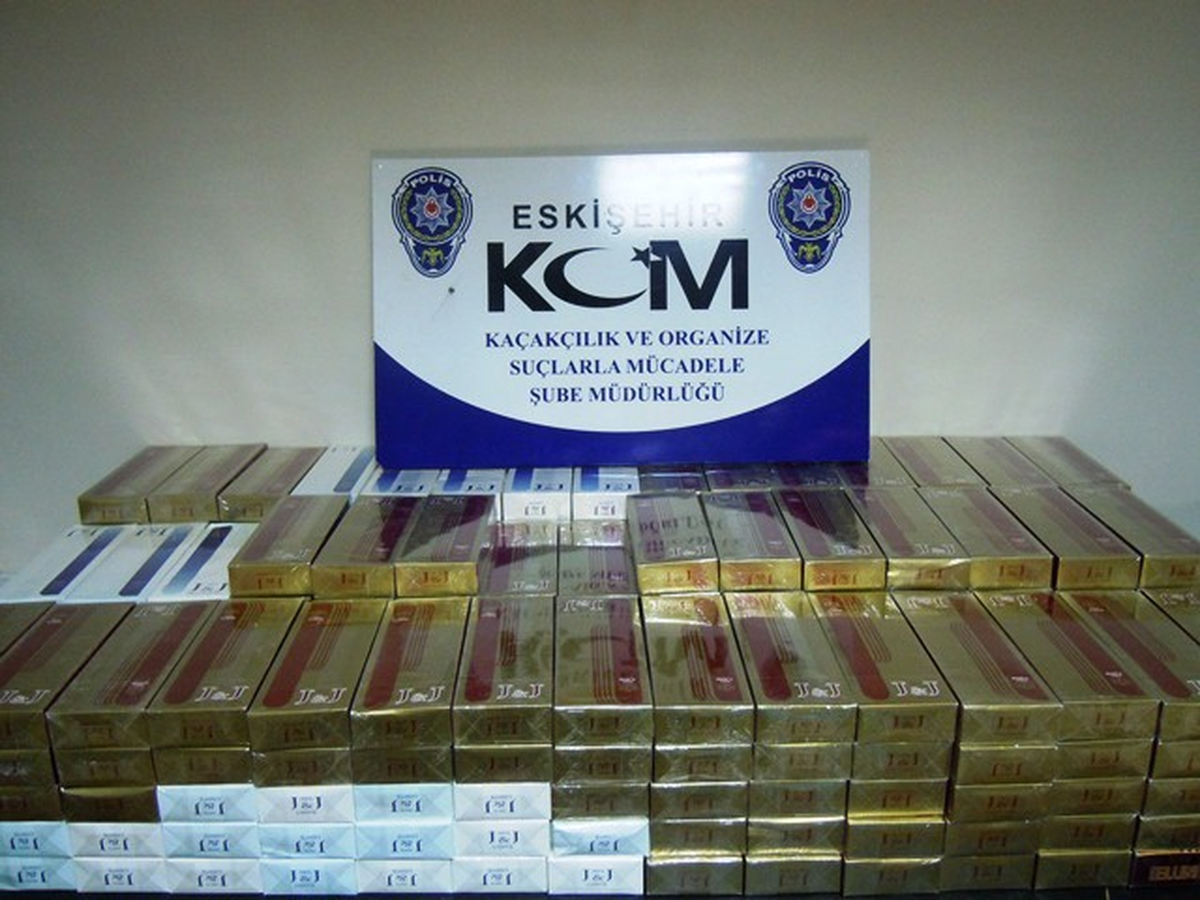 2 Bin 500 Paket Kaçak Sigara Ele Geçirildi