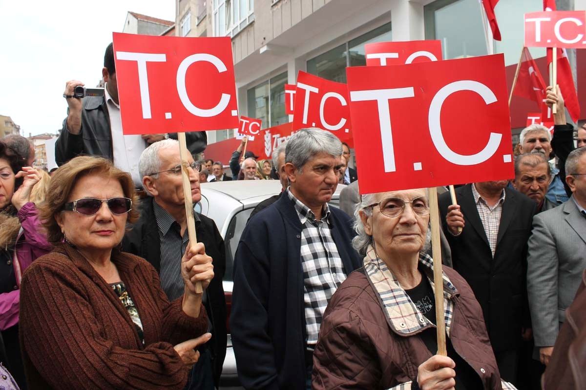 Karadeniz Ereğli\'de Tc Eylemi