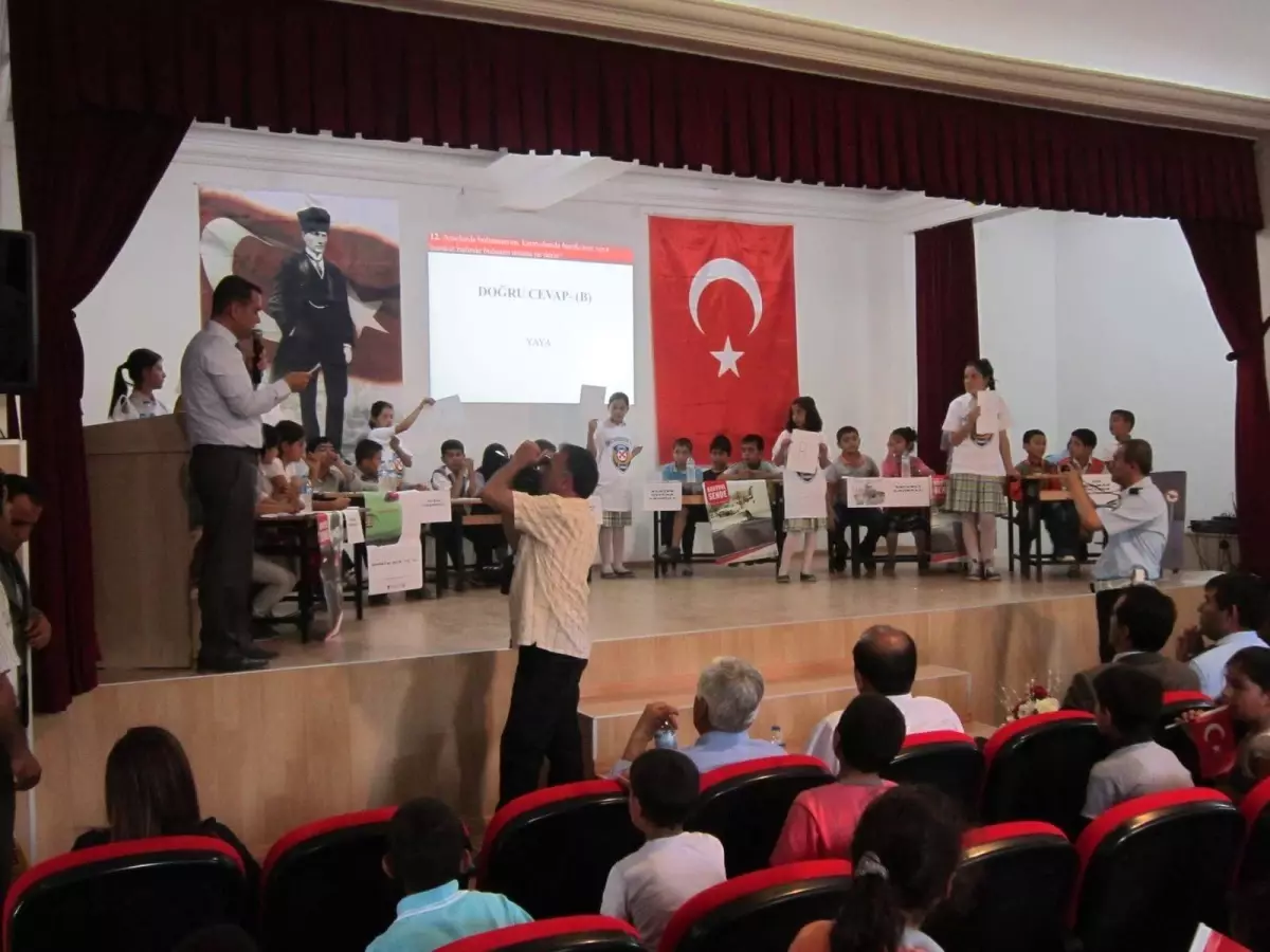 Nurdağı İlçesinde Trafik Bilgi Yarışması Düzenlendi