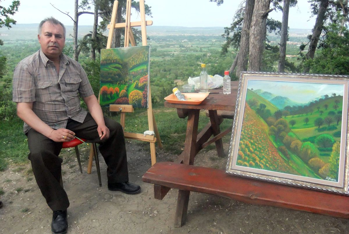 (Özel Haber) Eserlerini Doğada Yapıyor
