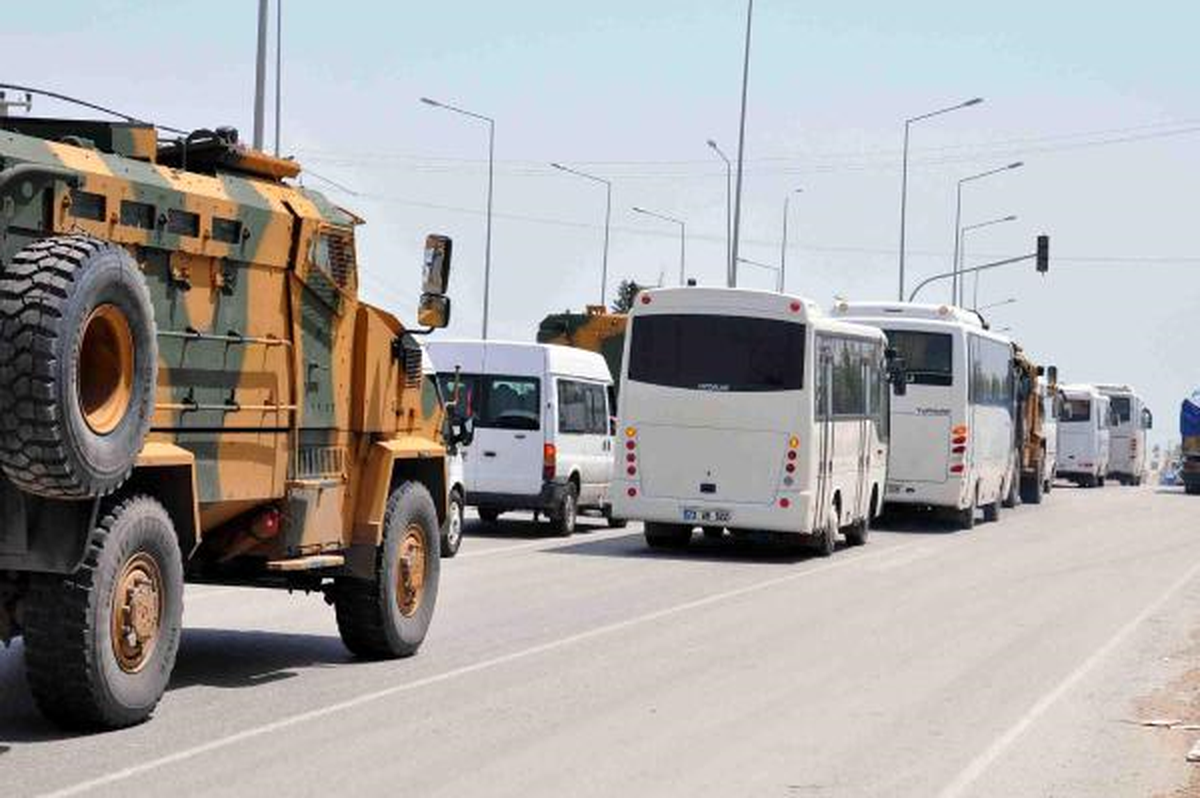 Şırnak Sınırına Askeri Sevkiyat