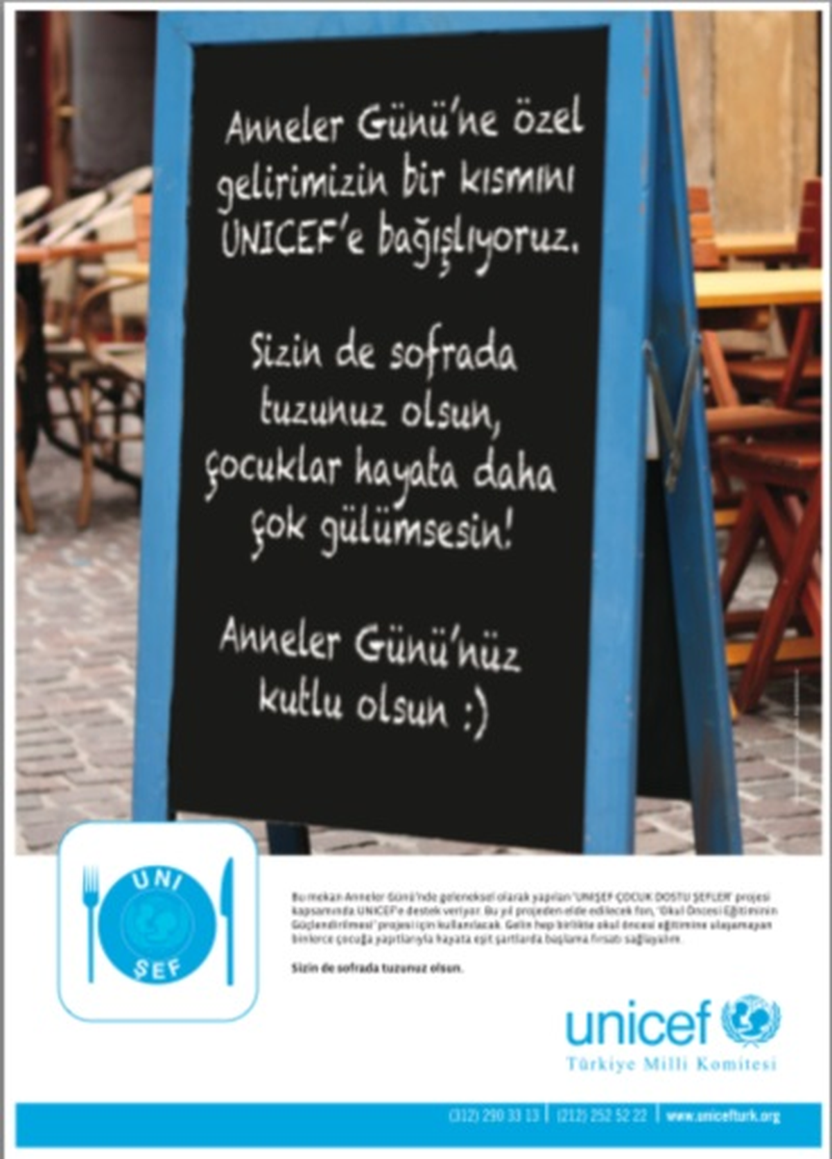 UNICEF'in Geleneksel Projesi UNİ'ŞEF


