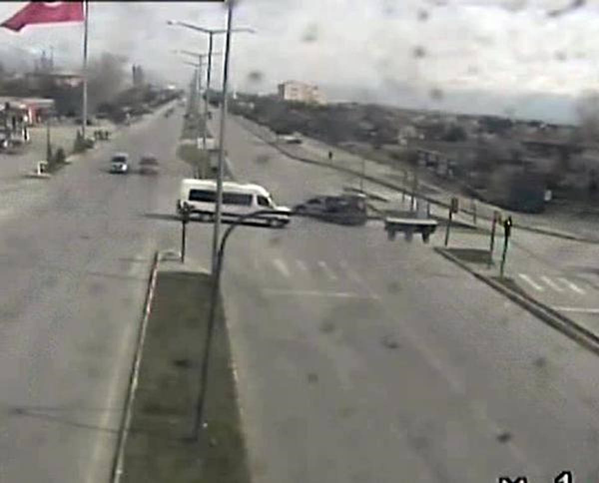 Kazalar Mobese Kameralarına Yansıdı