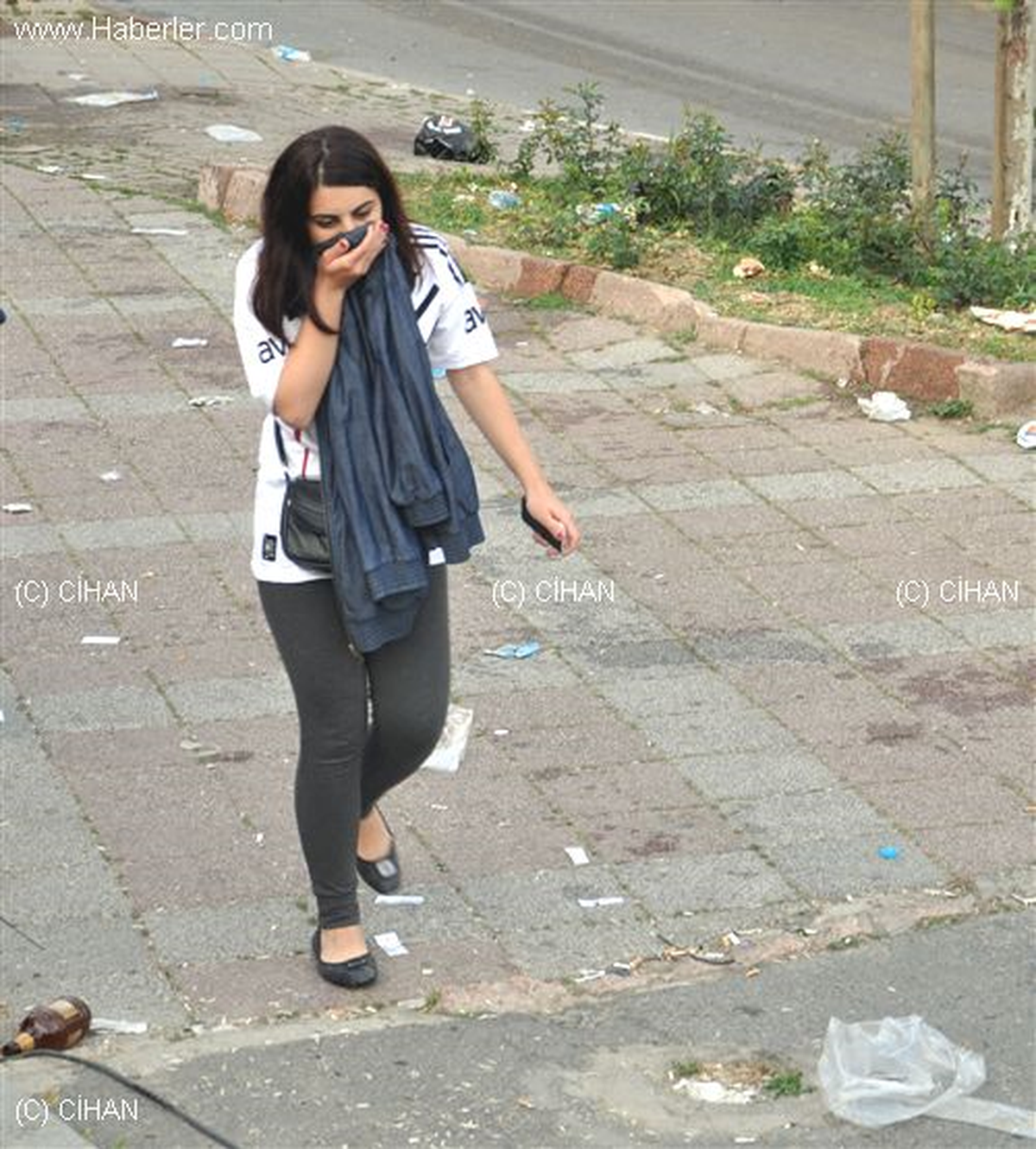 Stat Çevresindeki Beşiktaşlı Taraftarlara Polis Müdahalesi