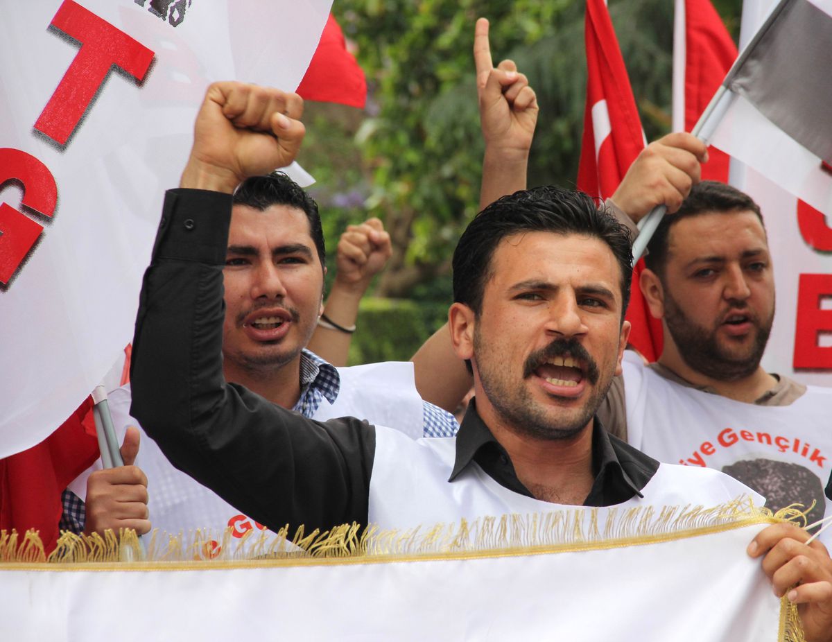 Adana\'da Reyhanlı\'daki Patlama Protesto Edildi