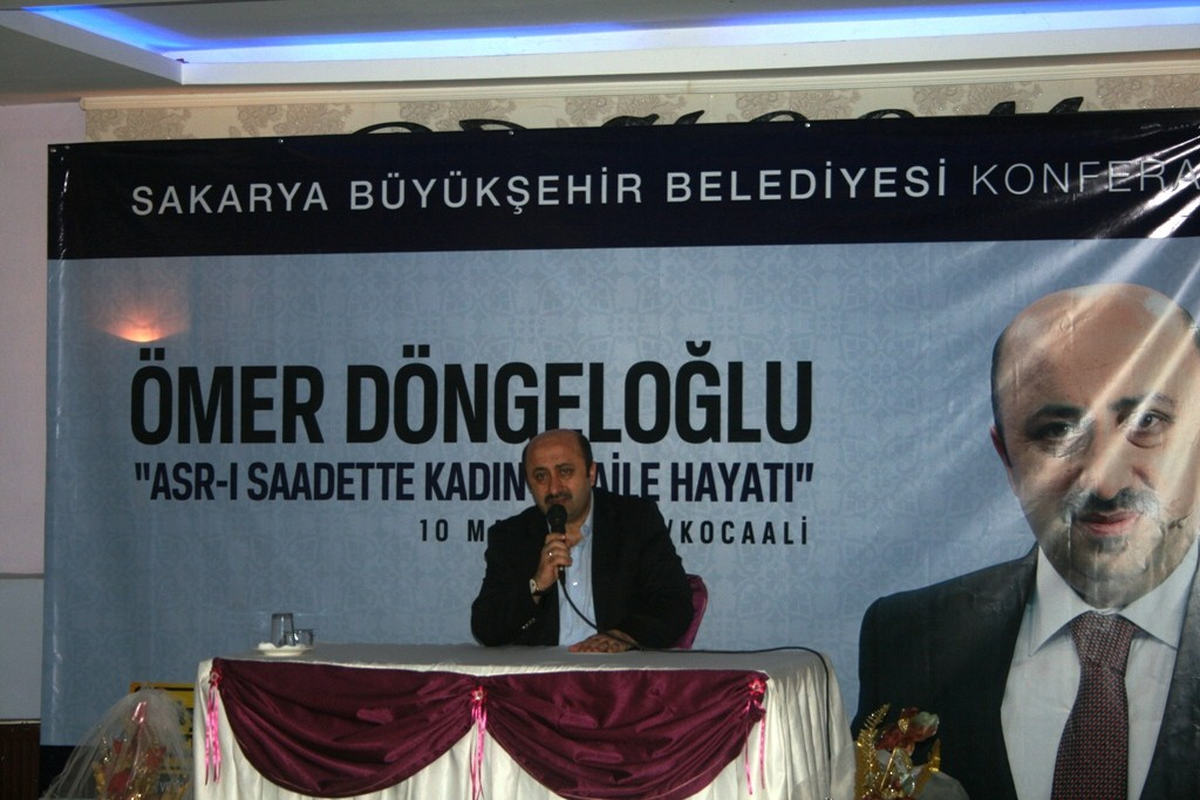 Ömer Döngeloğlu'ndan 'Asr-I Saadette Kadın ve Aile Hayatı' Konferansı