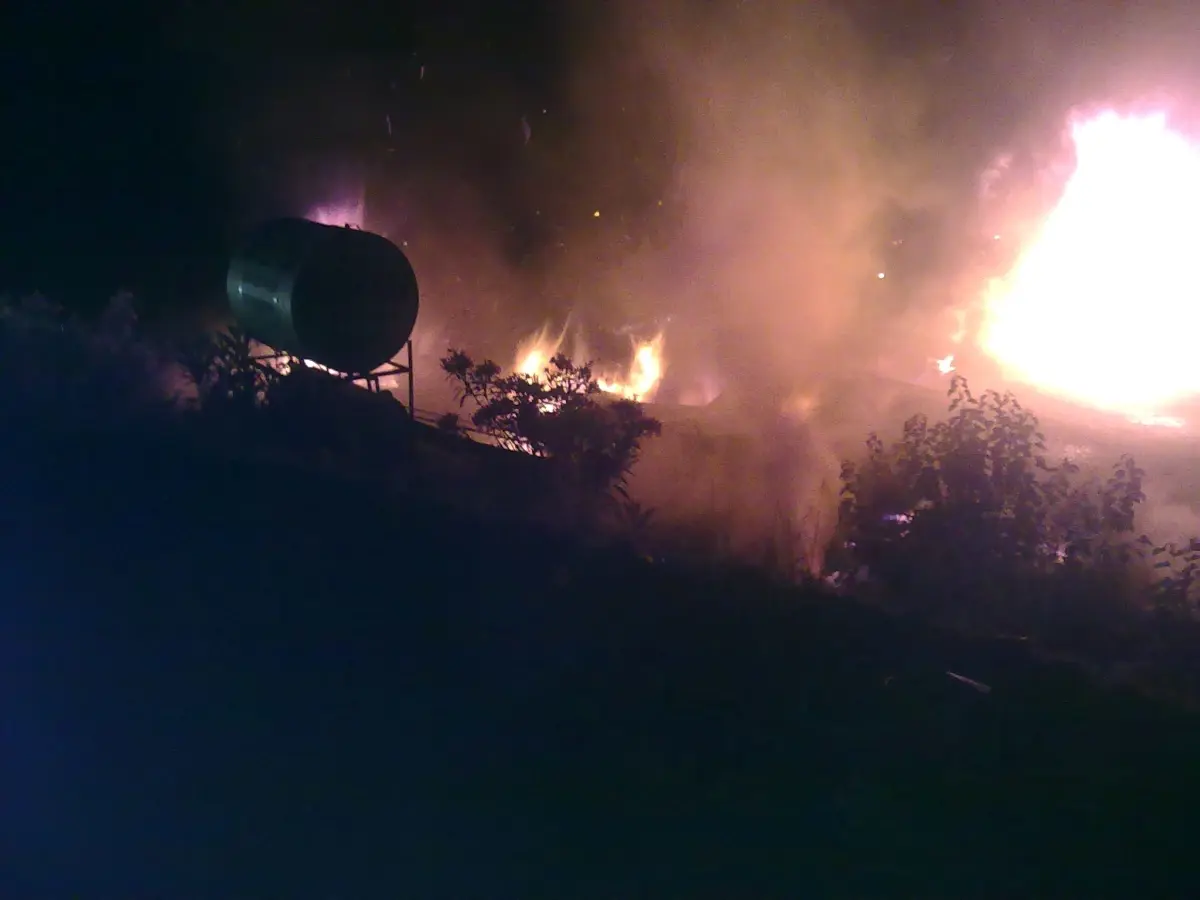 Türkoğlu'nda Ev Yangını