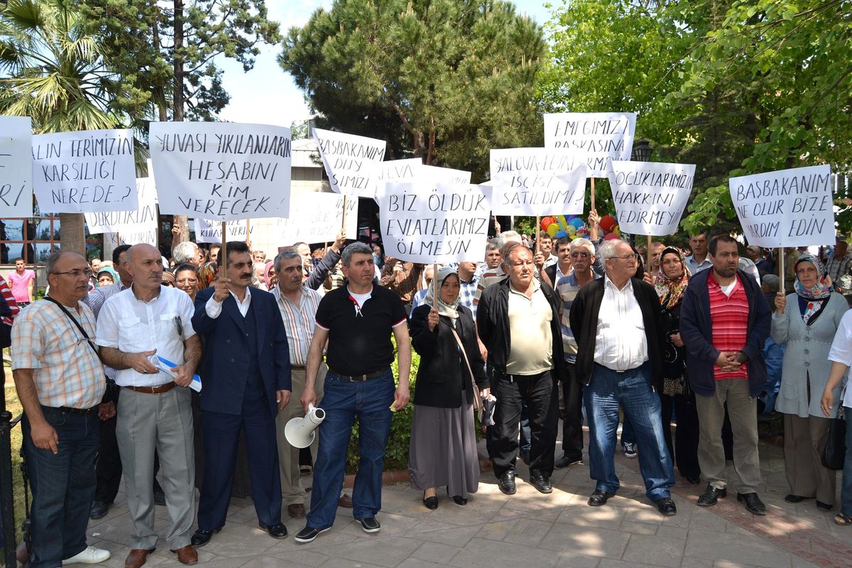12 Yıldır Tazminat Alamayan İşçiler Eylem Yaptı