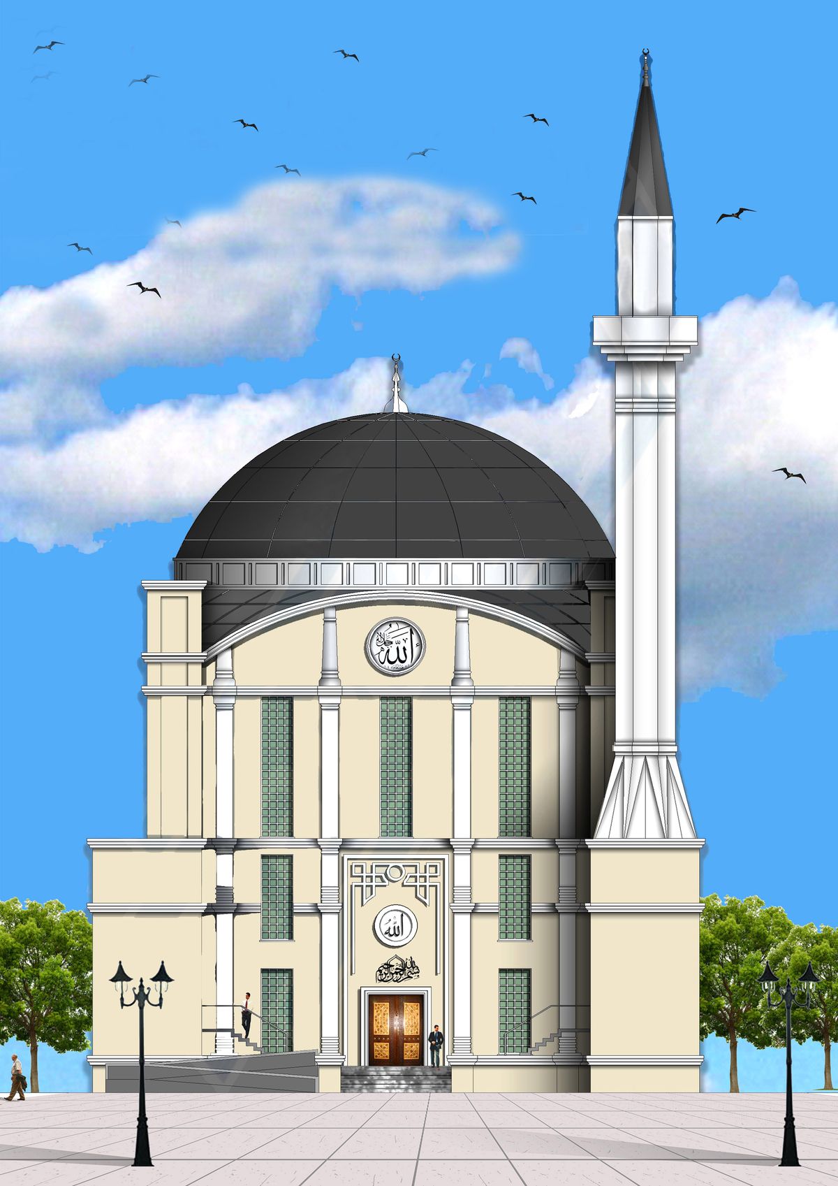 Aksu\'ya Ortaköy Cami