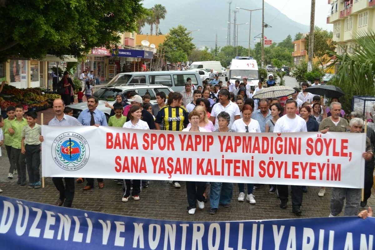 Bozyazılılar Sağlık İçin Yürüdü