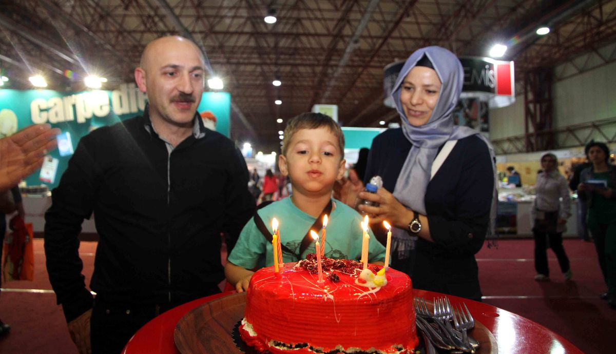 Minik Kayra da Kitap Fuarı da 5 Yaşında