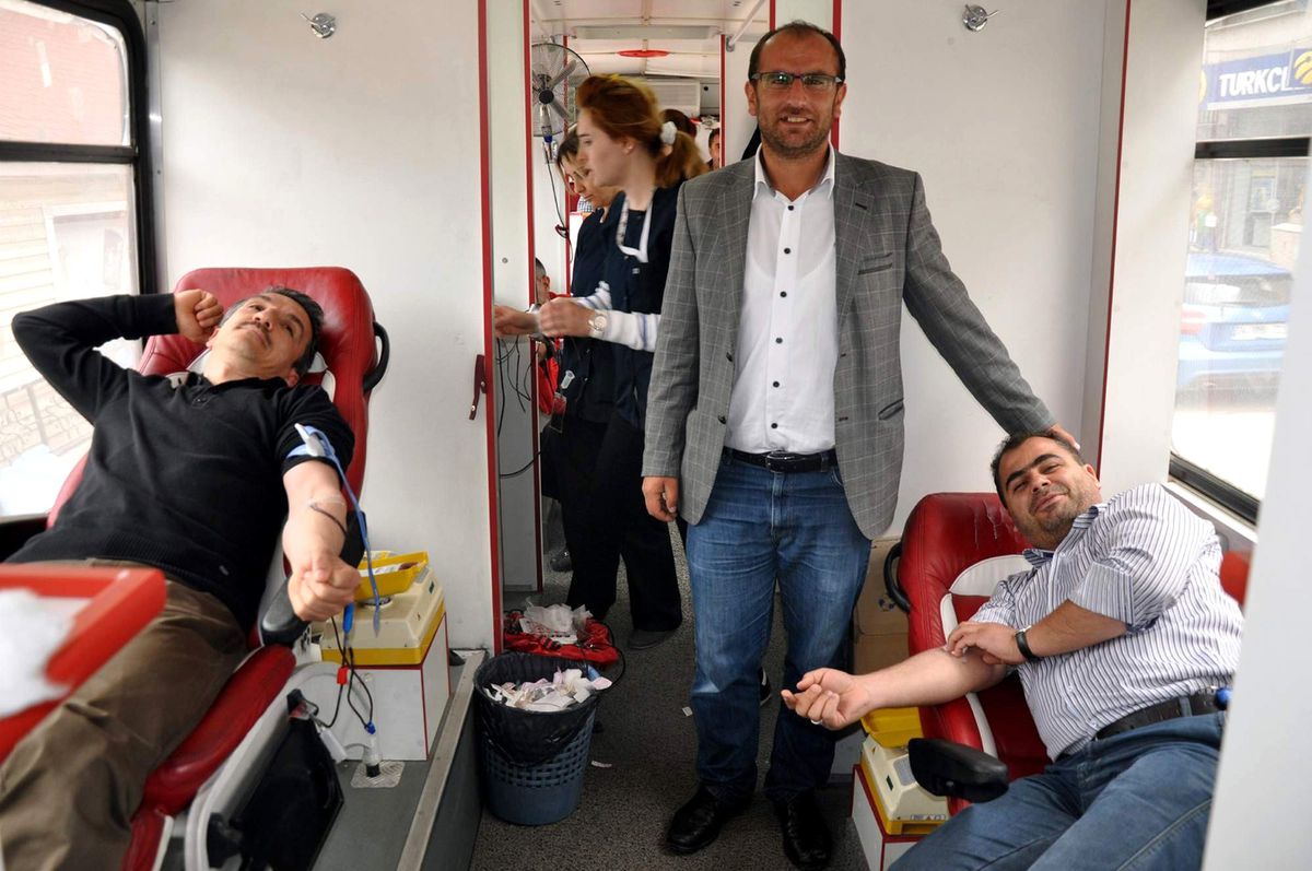 Suşehri\'nde Kan Bağışı Standı Açıldı