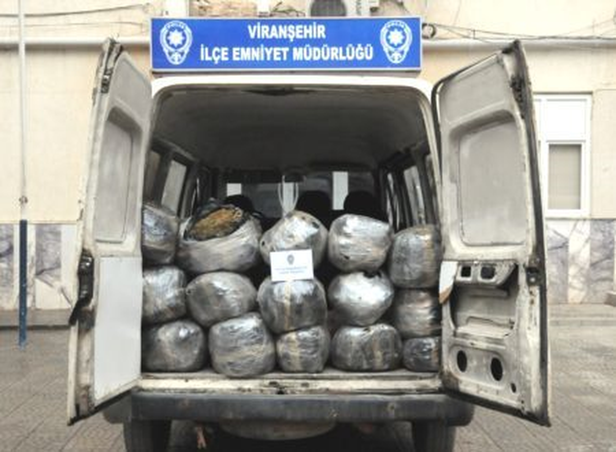 Viranşehir\'de 78 Kilo Esrar Ele Geçirildi