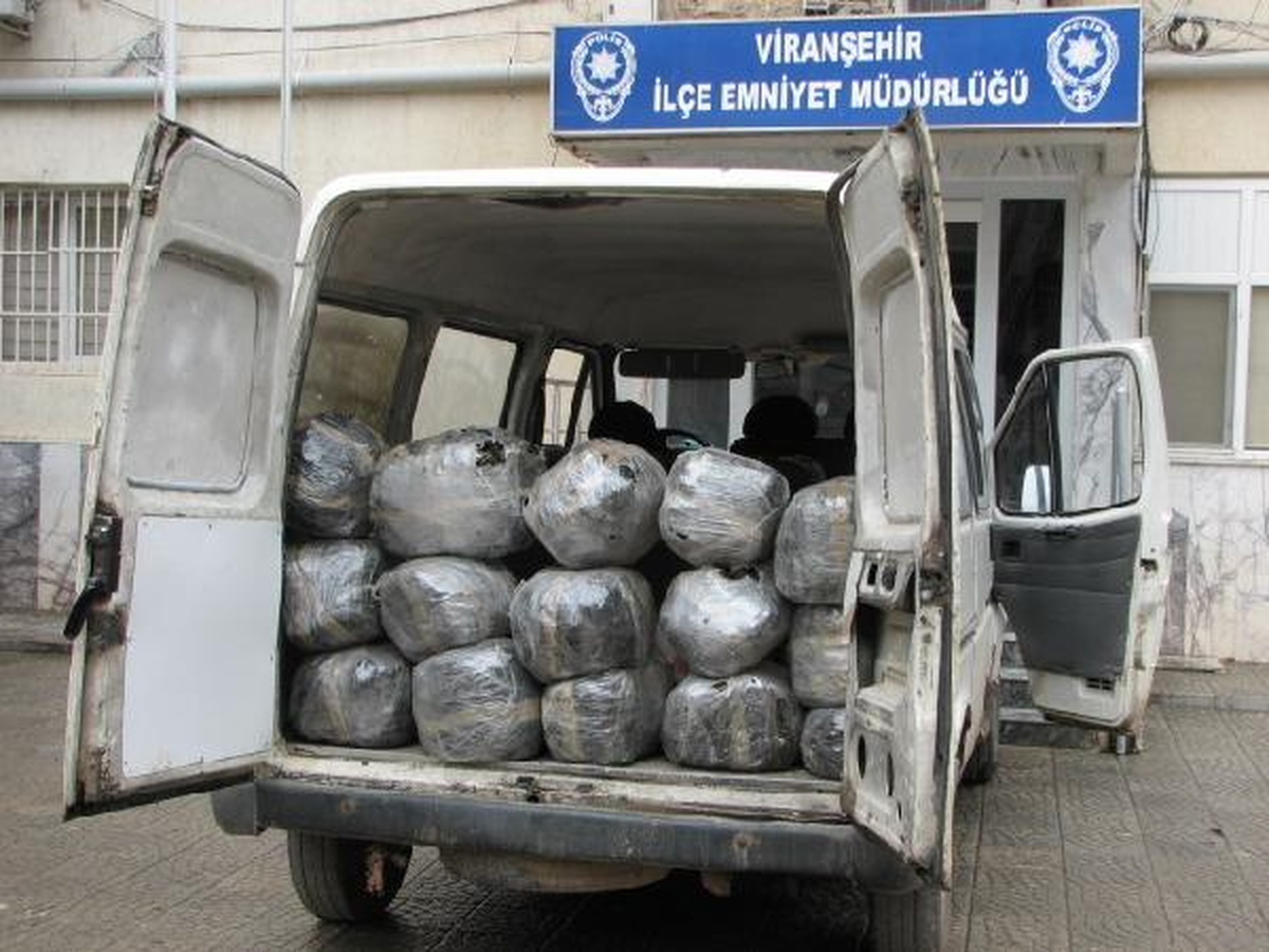 Viranşehir'de Minibüste 78 Kilo Esrar, 1 Gözaltı