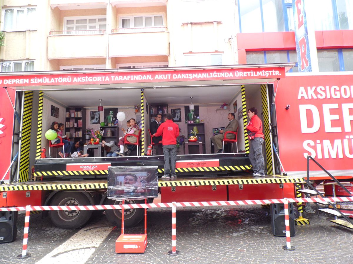 Akut'un Deprem Tırı, Gölbaşı'nda
