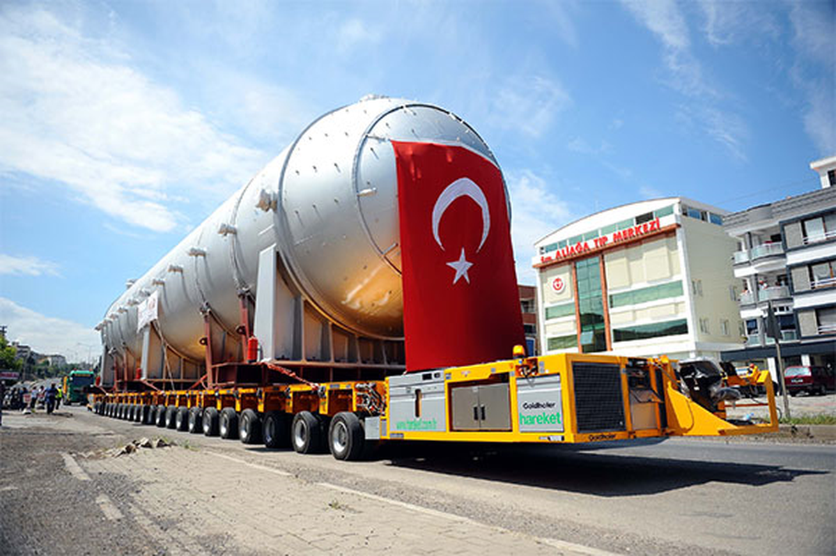 Dev Kazan, Kaplumbağa Hızında Taşınıyor