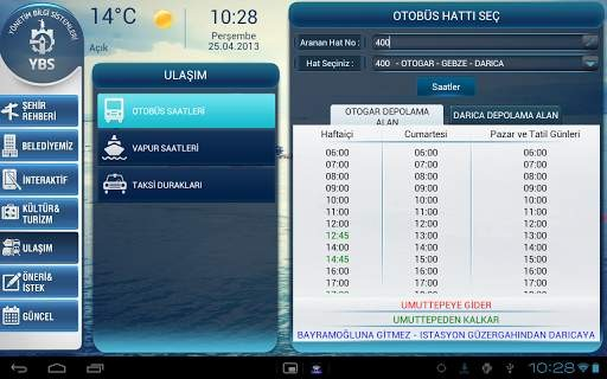 E-Kocaeli Ios ve Androıd Cihazlarda