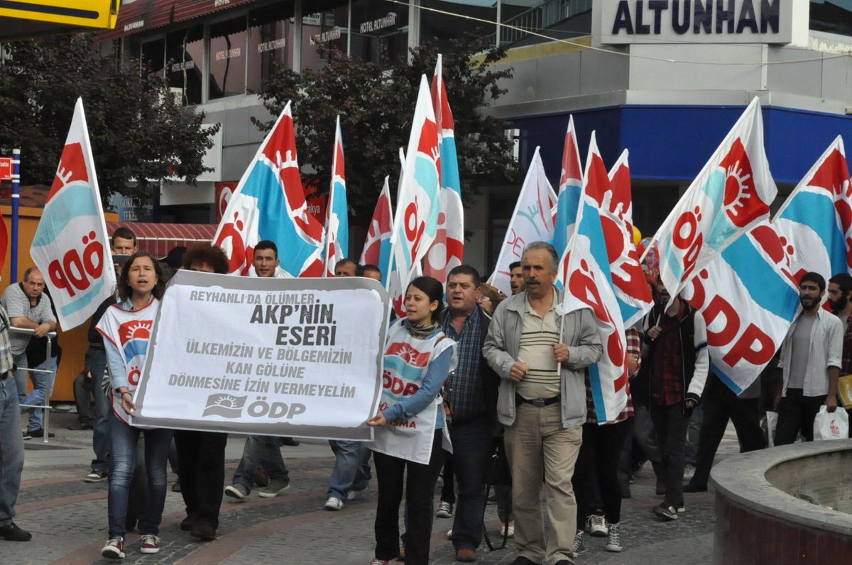 Edirne'de Reyhanlı'daki Saldırı Protesto Edildi