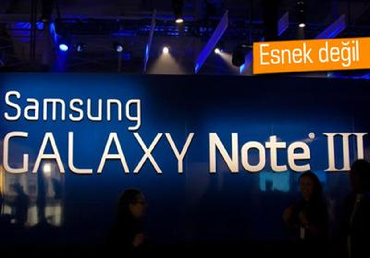 Galaxy Note 3\'te Esnek Ekran Olmayacak