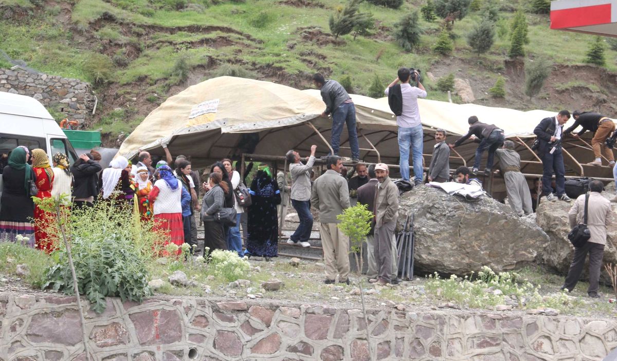 Hakkari\'de Süreç İzleme Çadırı Kuruldu