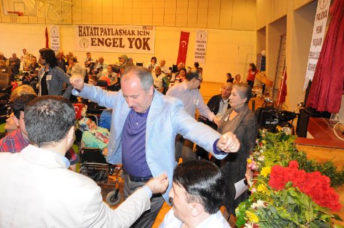 Muharrem İnce Engellilerle Birlikte Oynadı