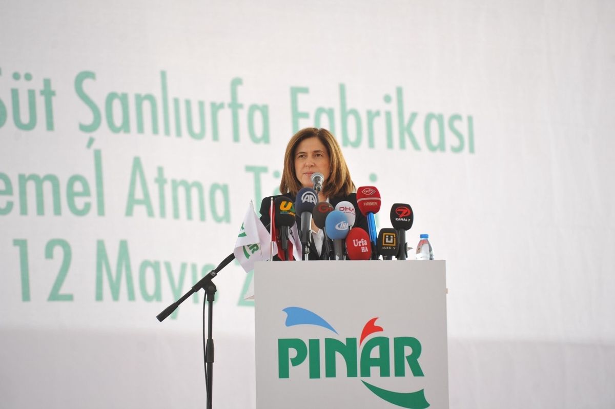 Pınar Süt Şanlıurfa Fabrıkası'nın Temelı Atıldı