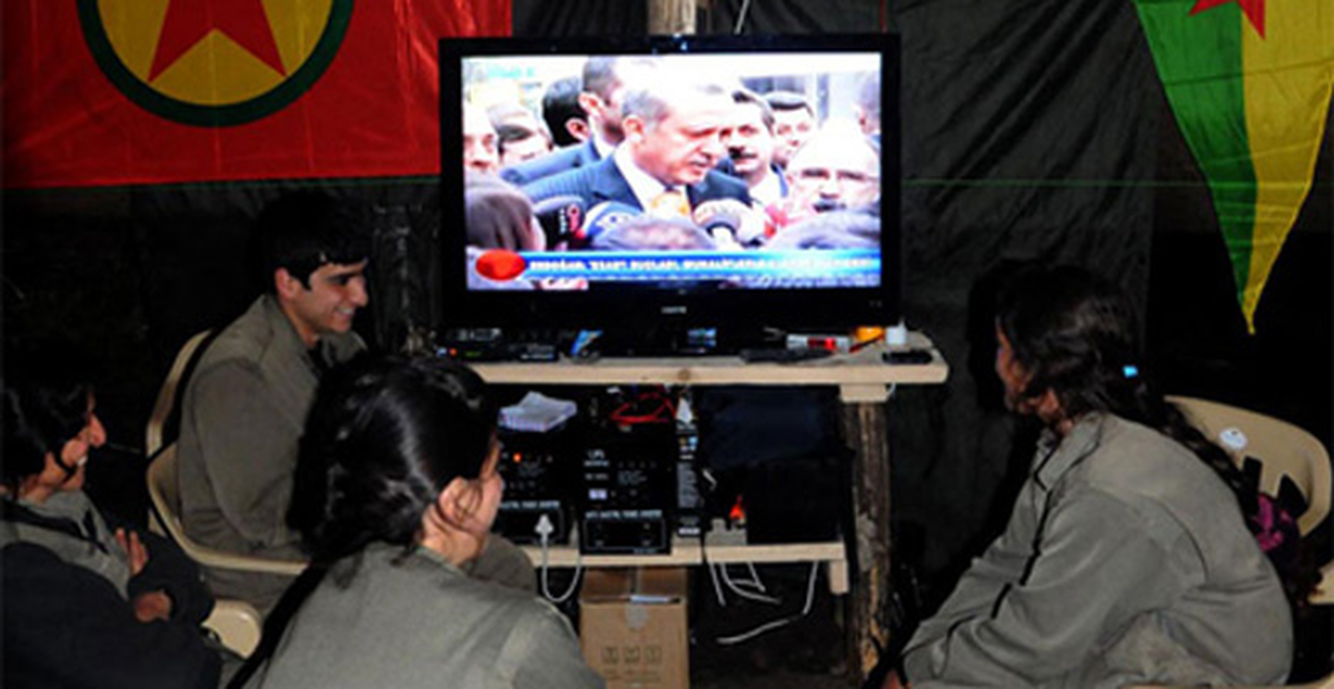 PKK'lılar Erdoğan'ı İzliyor
