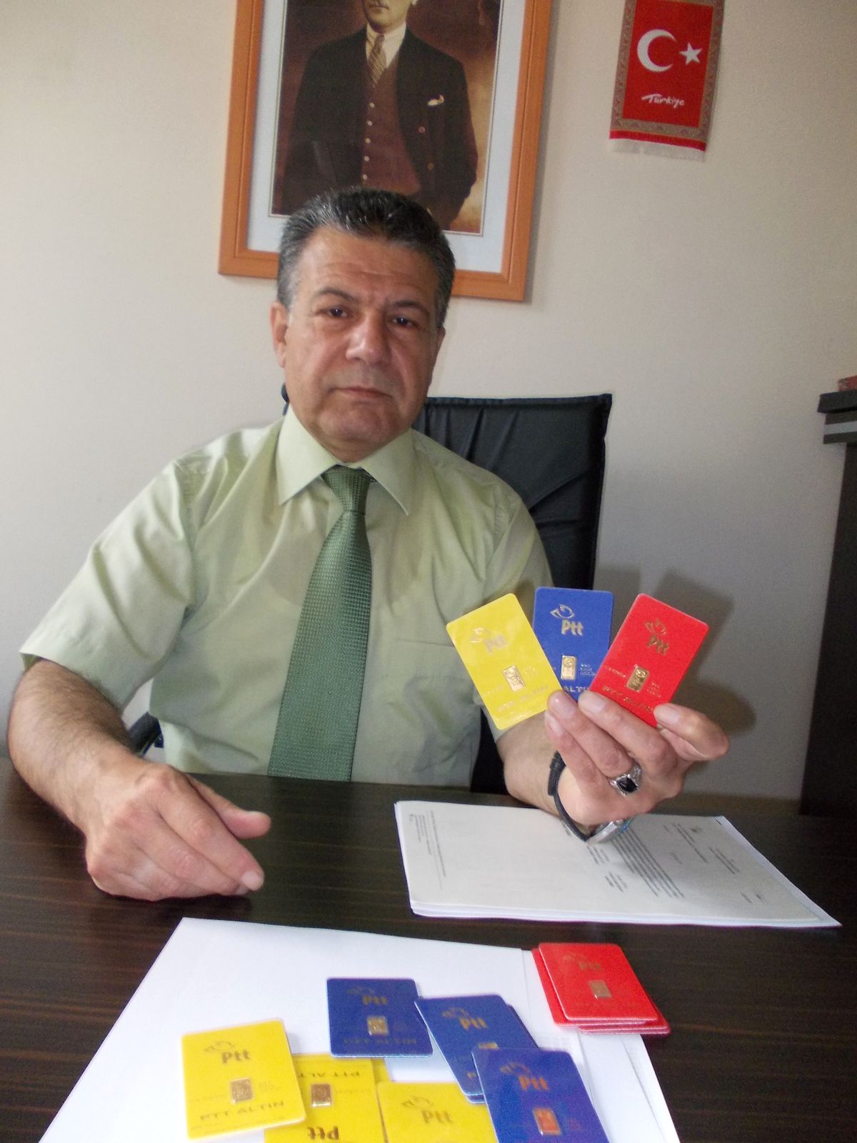 Şarköy PTT Şubesi\'nde Altın Satışına Başlandı