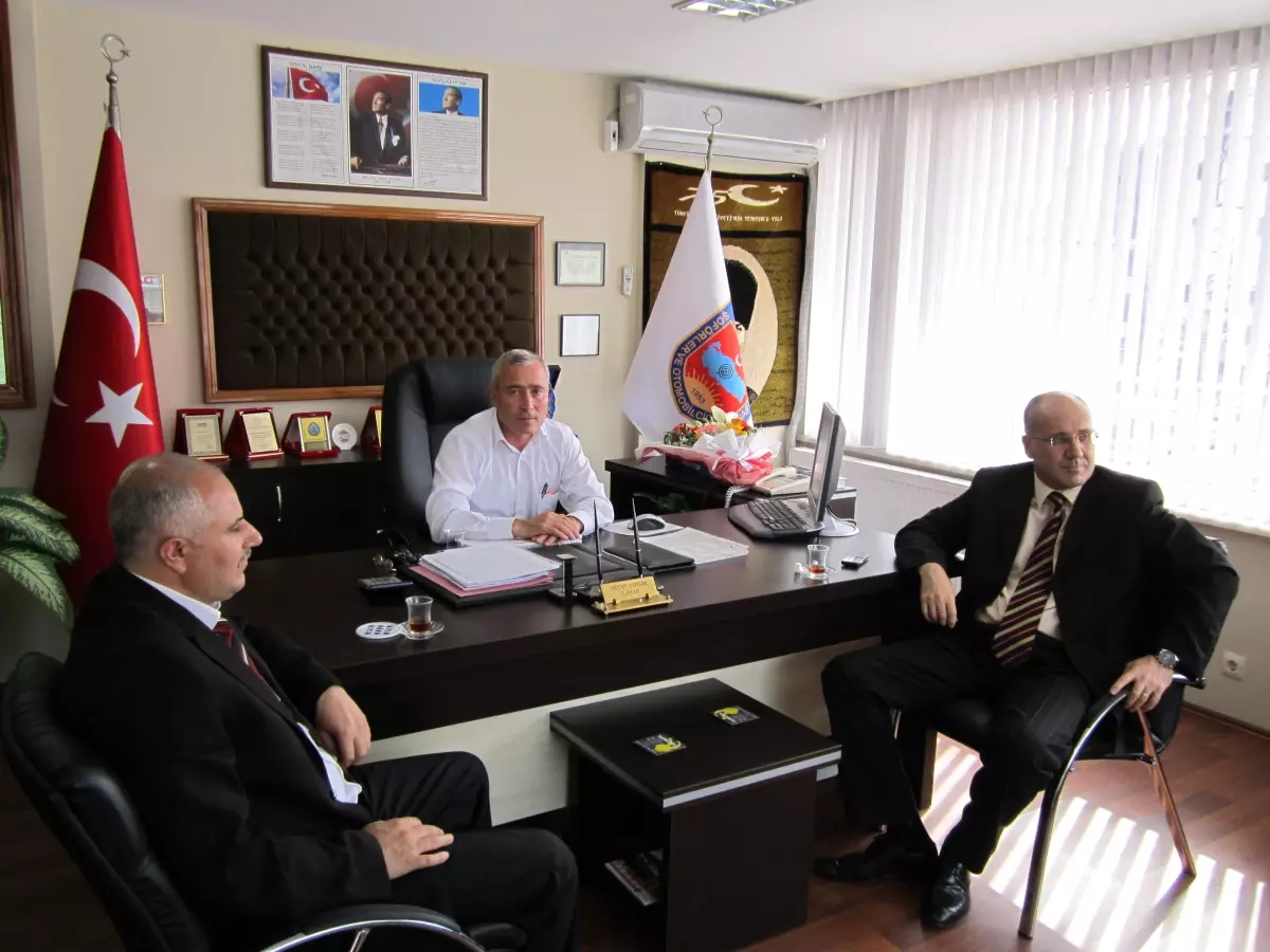 Sgk Müdürü Gündoğdu'dan Şoförler Odasına Ziyaret