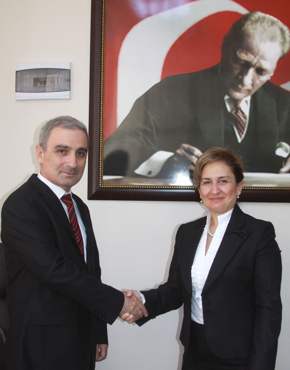 SGM Müdürüne Nezaket Ziyareti