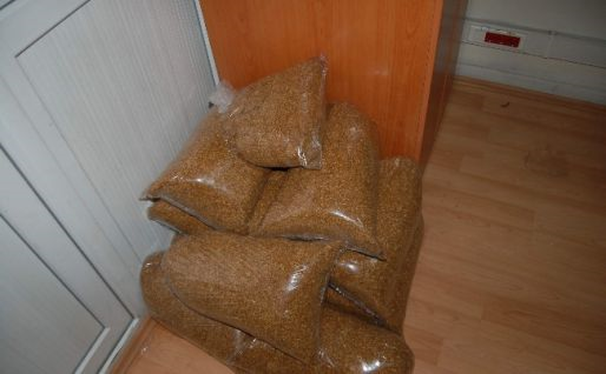 450 Kilo Kaçak Tütün Ele Geçirildi