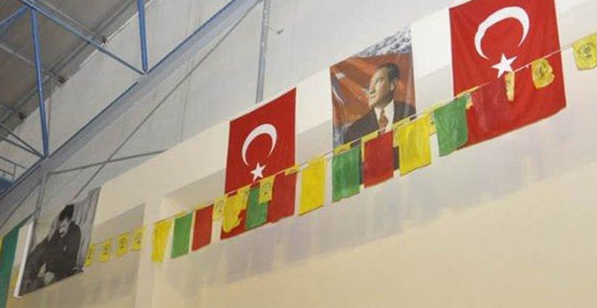 Atatürk ve Öcalan Posteri Yan Yana