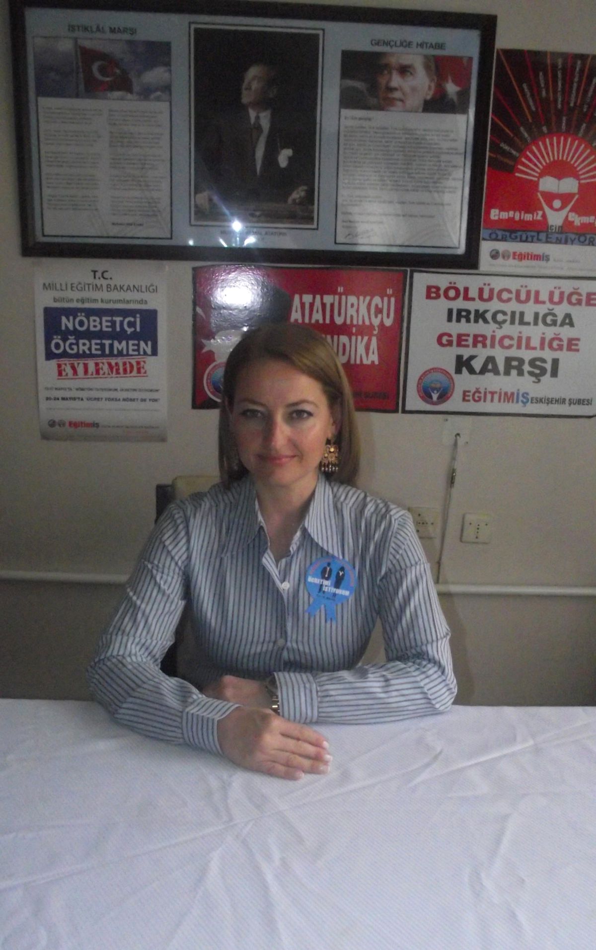 Eğitim-İş Şube Başkanı Ebru Sungar Açıklaması