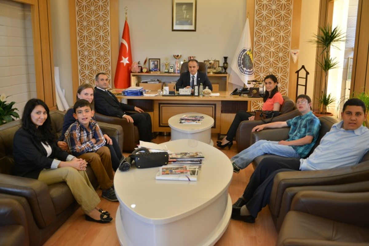 Engelliler Haftasında Başkan Aktaş\'a Ziyaret