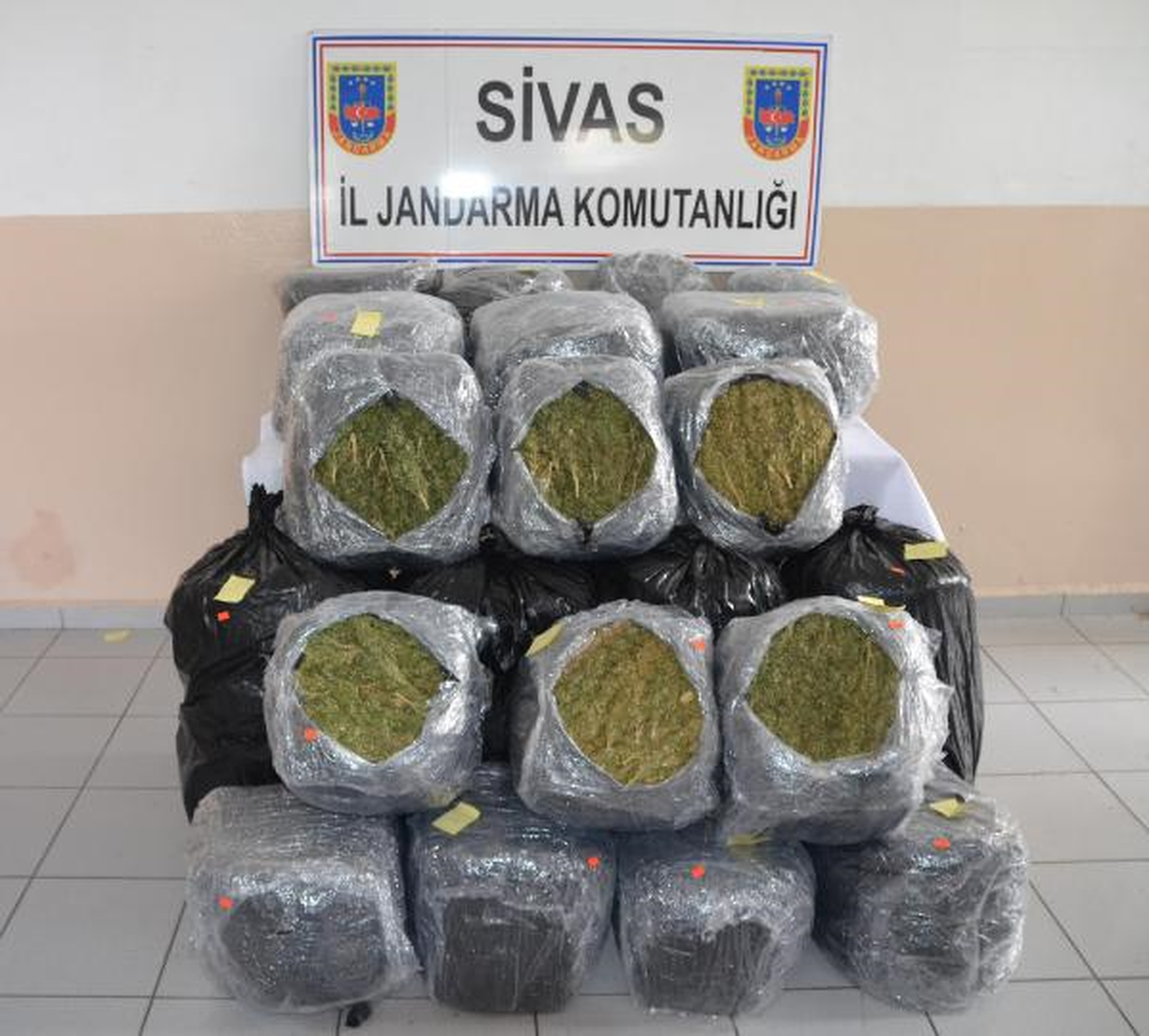 Gürün\'de 162 Kilo Esrar Yakalandı