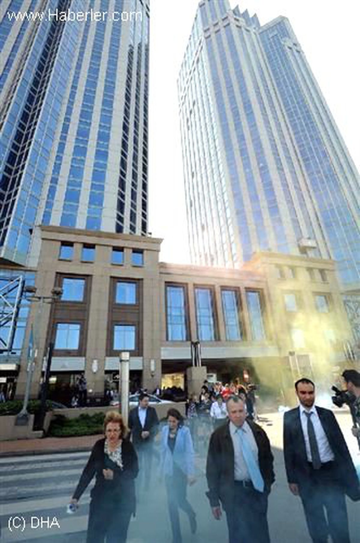 İş Kuleleri\'nde Acil Durum Tatbikatı