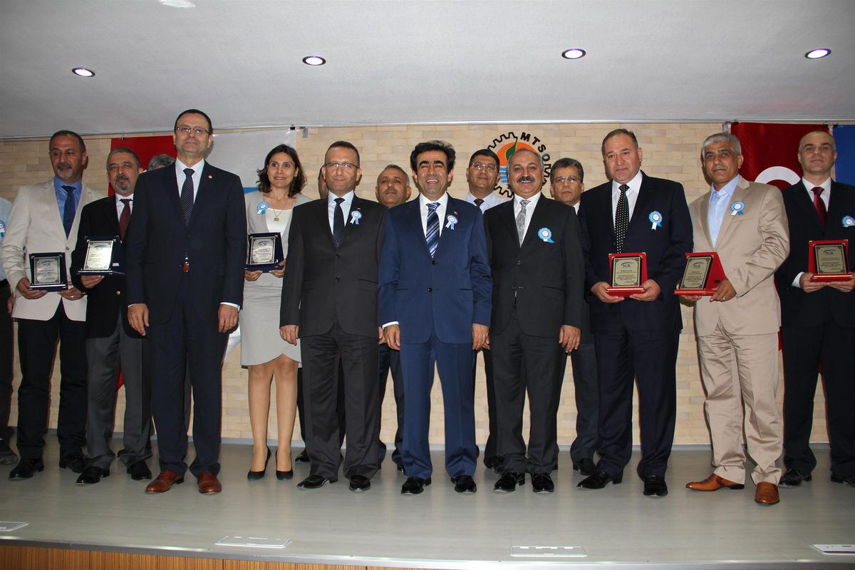 Mersin Sgk\'dan İşveren ve Esnafa Teşekkür Plaketi