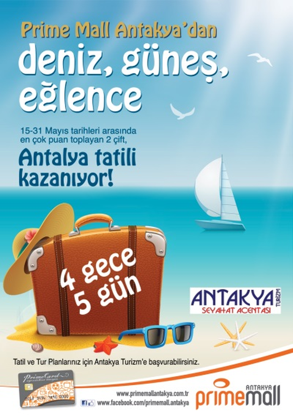 Prıme Mall Antakya\'dan Deniz, Güneş, Eğlence