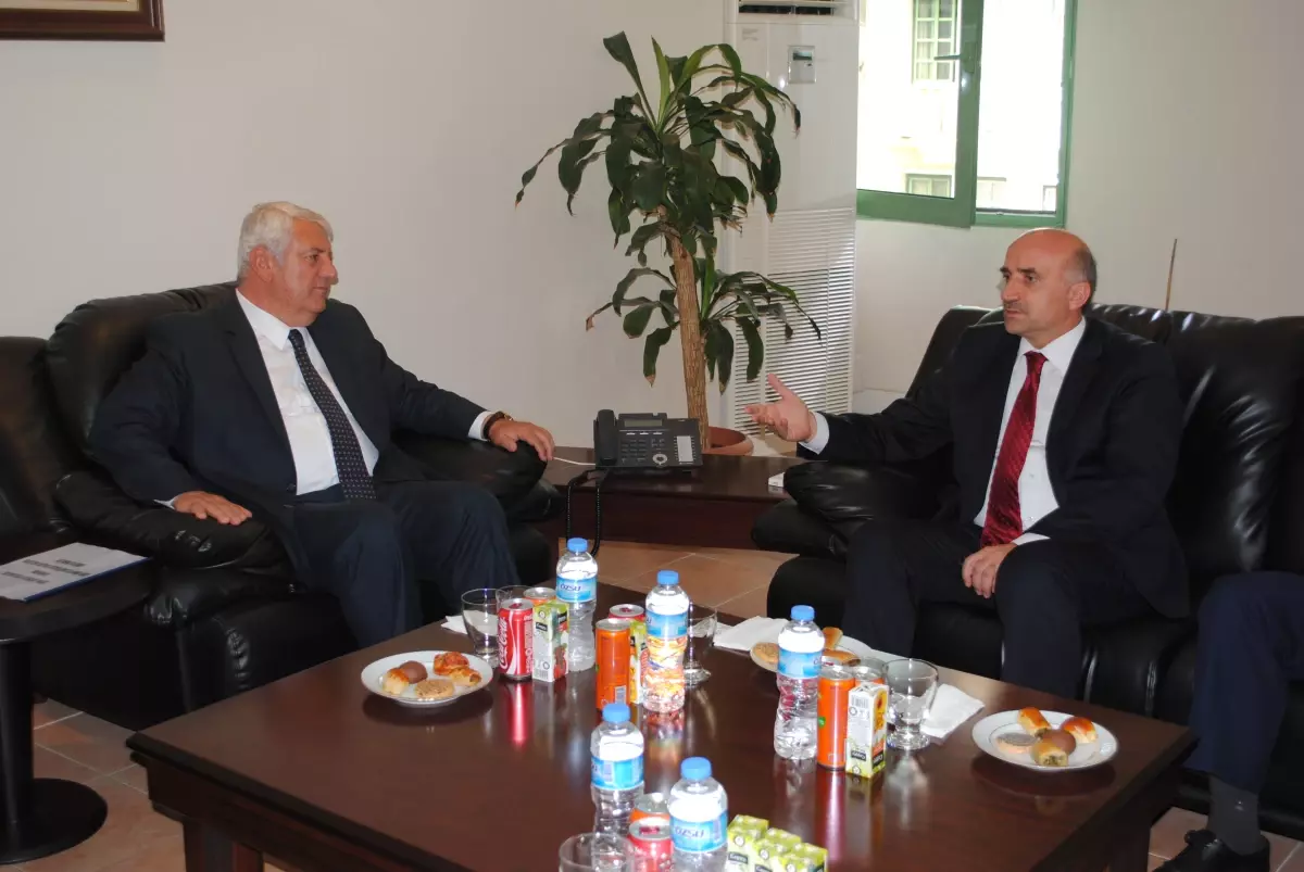 Sgk İl Müdürü Bilgili, İesob Başkanı Mutlu'yu Ziyaret Etti