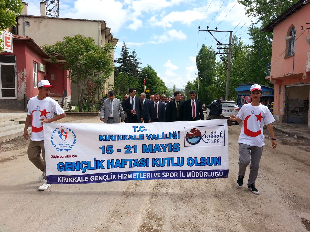 Sulakyurt İlçesinde Gençlik Yürüyüşü