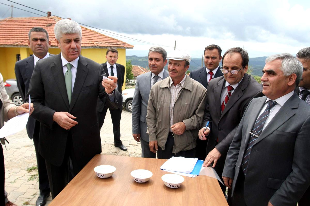 Uşak\'ta Üreticilere Damızlık Koç Dağıtıldı