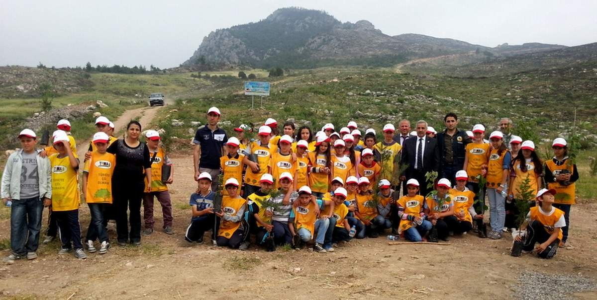 Yanan Ormanı Yeşillendirdiler