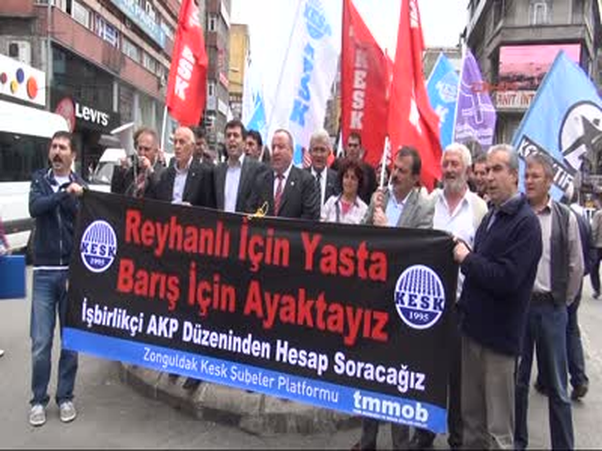 Zonguldak'ta Reyhanlı Protestosu